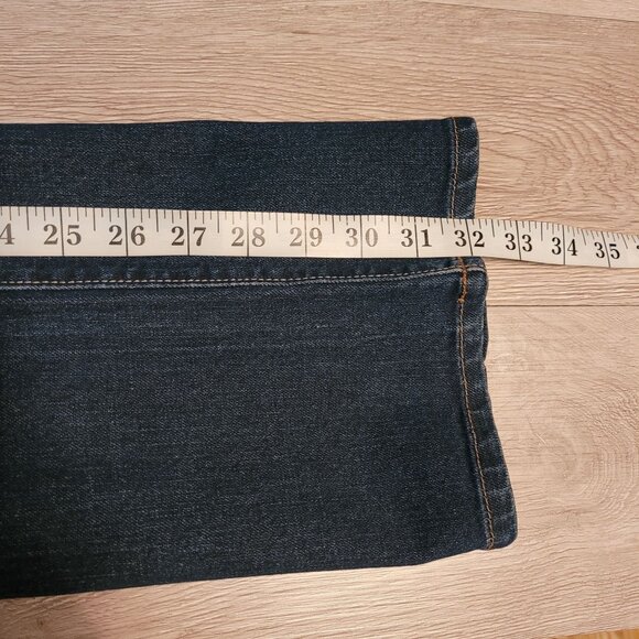 Old Navy Jeans Size 6 Original Bootcut Mid Rise Medium Dark Wash Western NWT - Picture 9 of 11